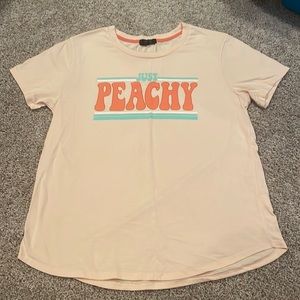 Modern Canvas “Just Peachy” Tee- Jr L